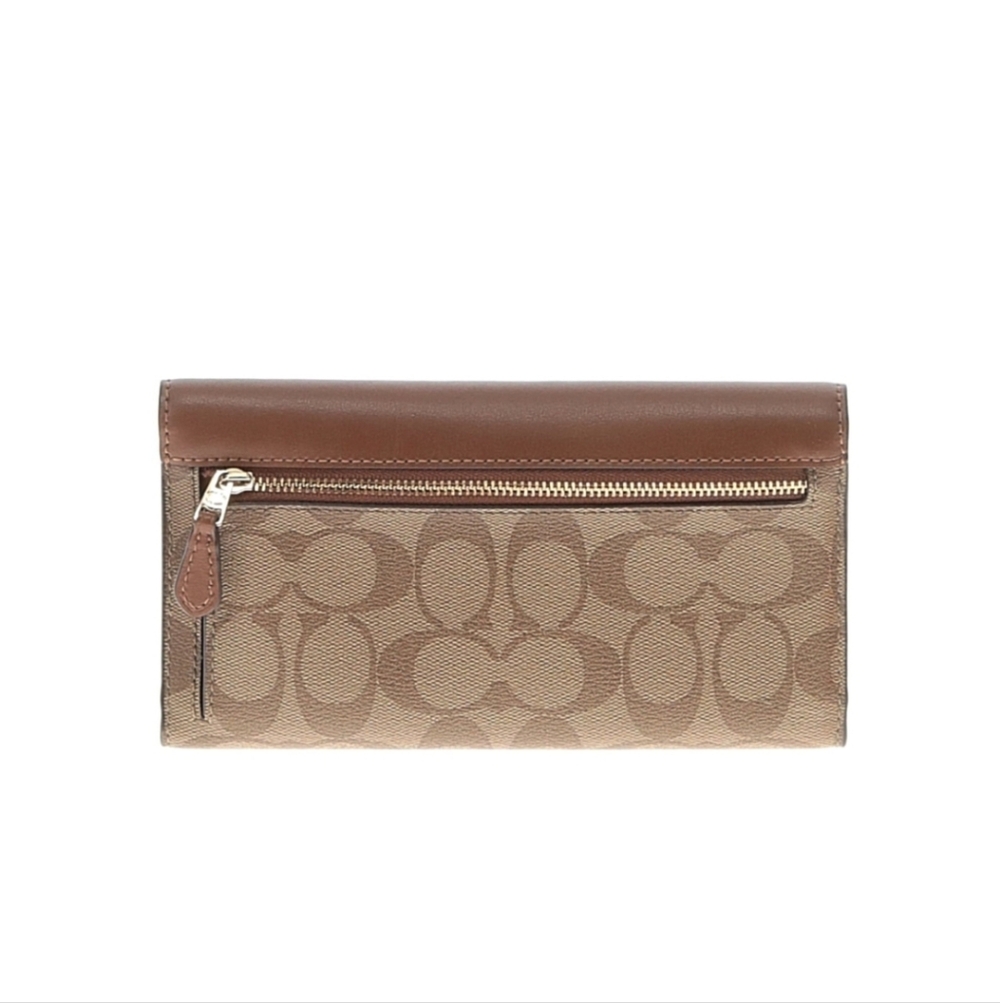 Coach Classic Brown and Tan Wallet - Picture 2 of 2